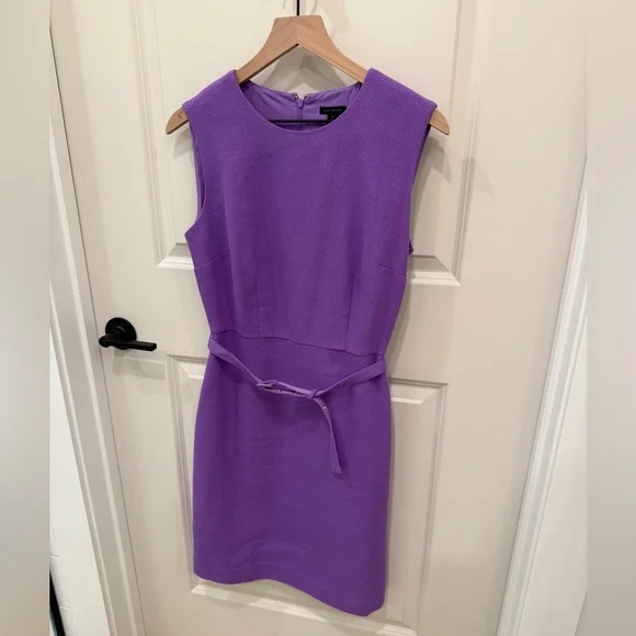 Ann Taylor Vibrant Purple Mini Dress - Picture 1 of 7